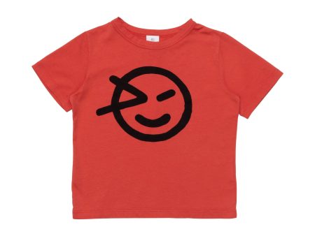 Boys & Girls Red Cotton T-Shirt For Cheap