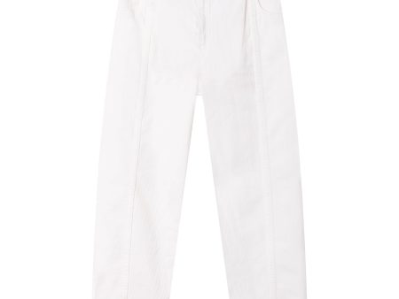 Boys & Girls White Cotton Trousers Online Hot Sale