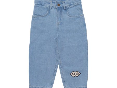 Boys & Girls Blue Denim Trousers Supply