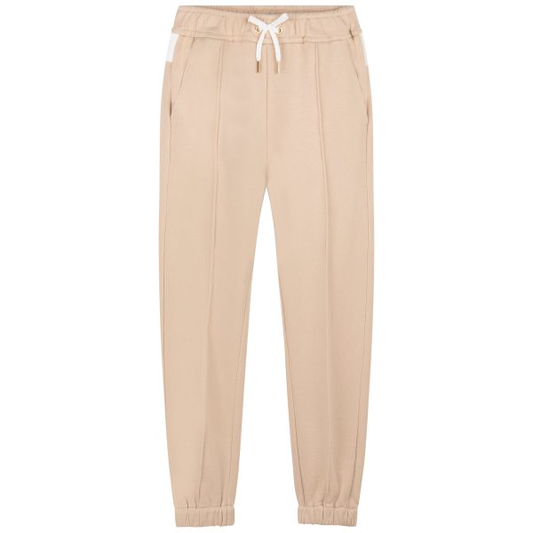 Boys & Girls Beige Cotton Trousers Supply