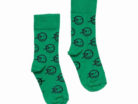 Boys & Girls Green Socks For Cheap