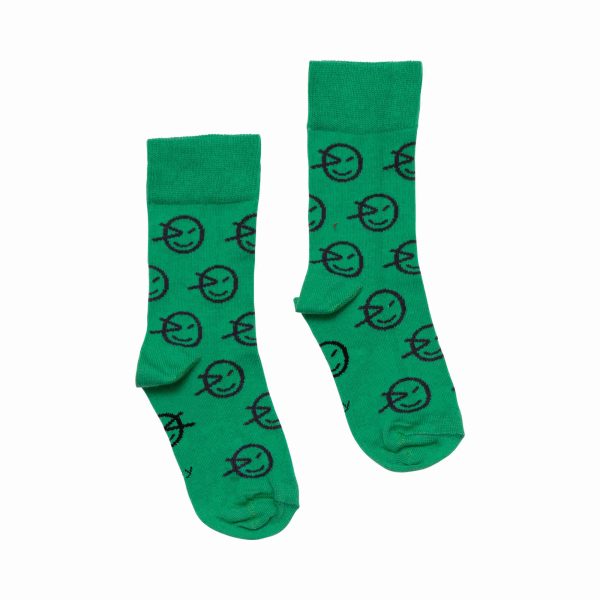 Boys & Girls Green Socks For Cheap