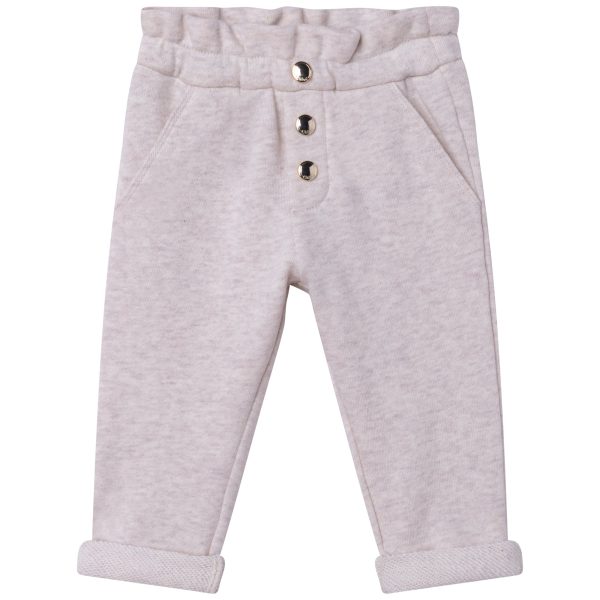 Baby Boys & Girls Grey Cotton Trousers Online Hot Sale