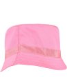 Girls Pink Logo Cotton Hat on Sale