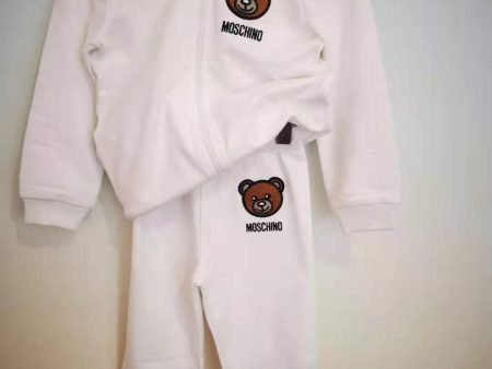 Baby Boys & Girls White Logo Cotton Set Online