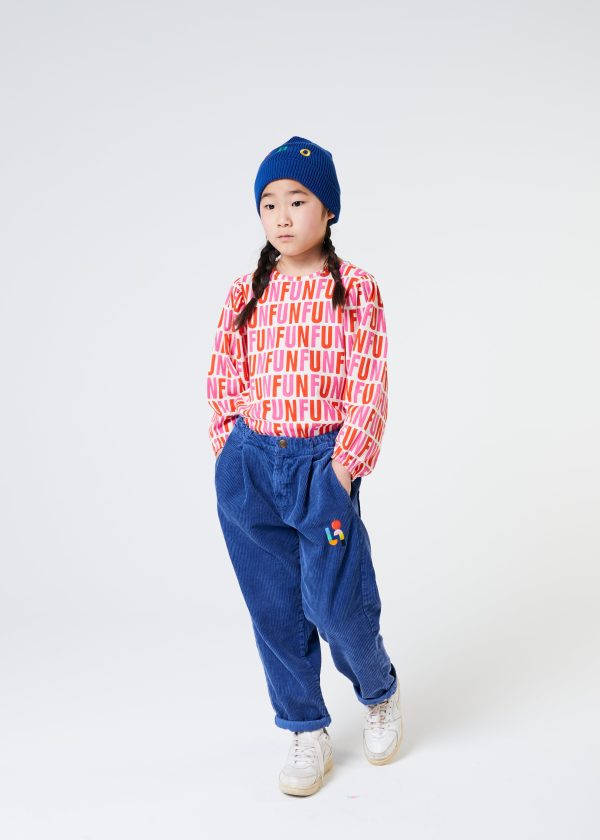 Boys & Girls Blue Corduroy Trousers Online now