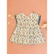 Girls Cream Flowers Dress For Discount