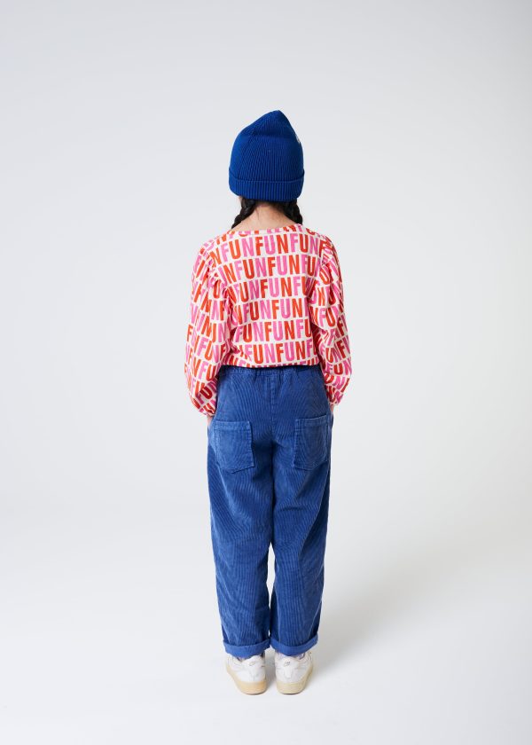 Boys & Girls Blue Corduroy Trousers Online now