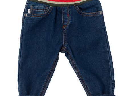 Baby Boys Blue Denim Trousers Online now