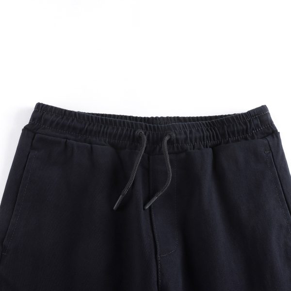 Boys Black Logo Trousers For Cheap