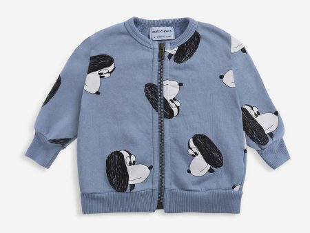 Baby Boys & Girls Blue Printed Cotton Sweatshirt Cheap