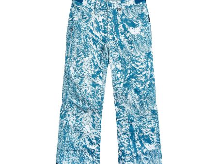 Boys Blue Printed Ski Trousers Discount