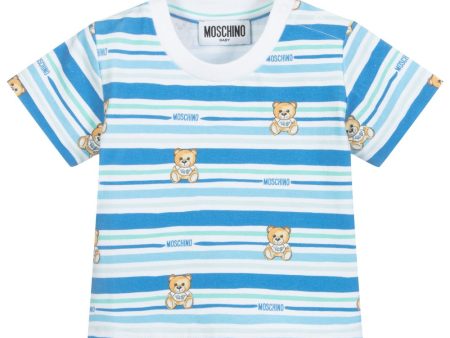 Baby Boys & Girls Blue Stripe T-Shirt Supply