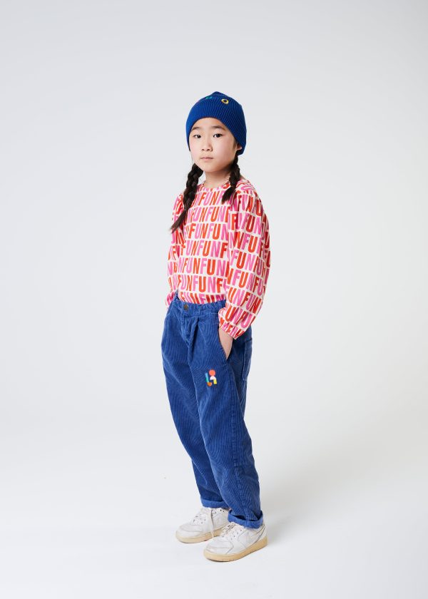 Boys & Girls Blue Corduroy Trousers Online now