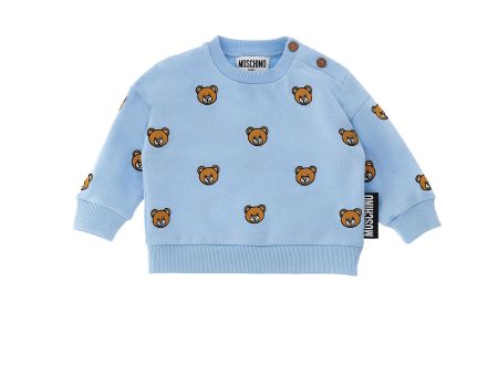 Baby Boys & Girls Blue Toy Cotton Sweatshirt Online Hot Sale