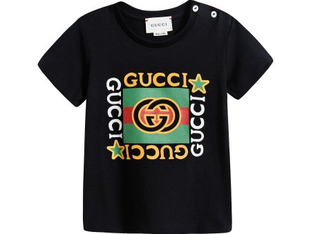 Baby Boys & Girls Black GG T-Shirt Online now